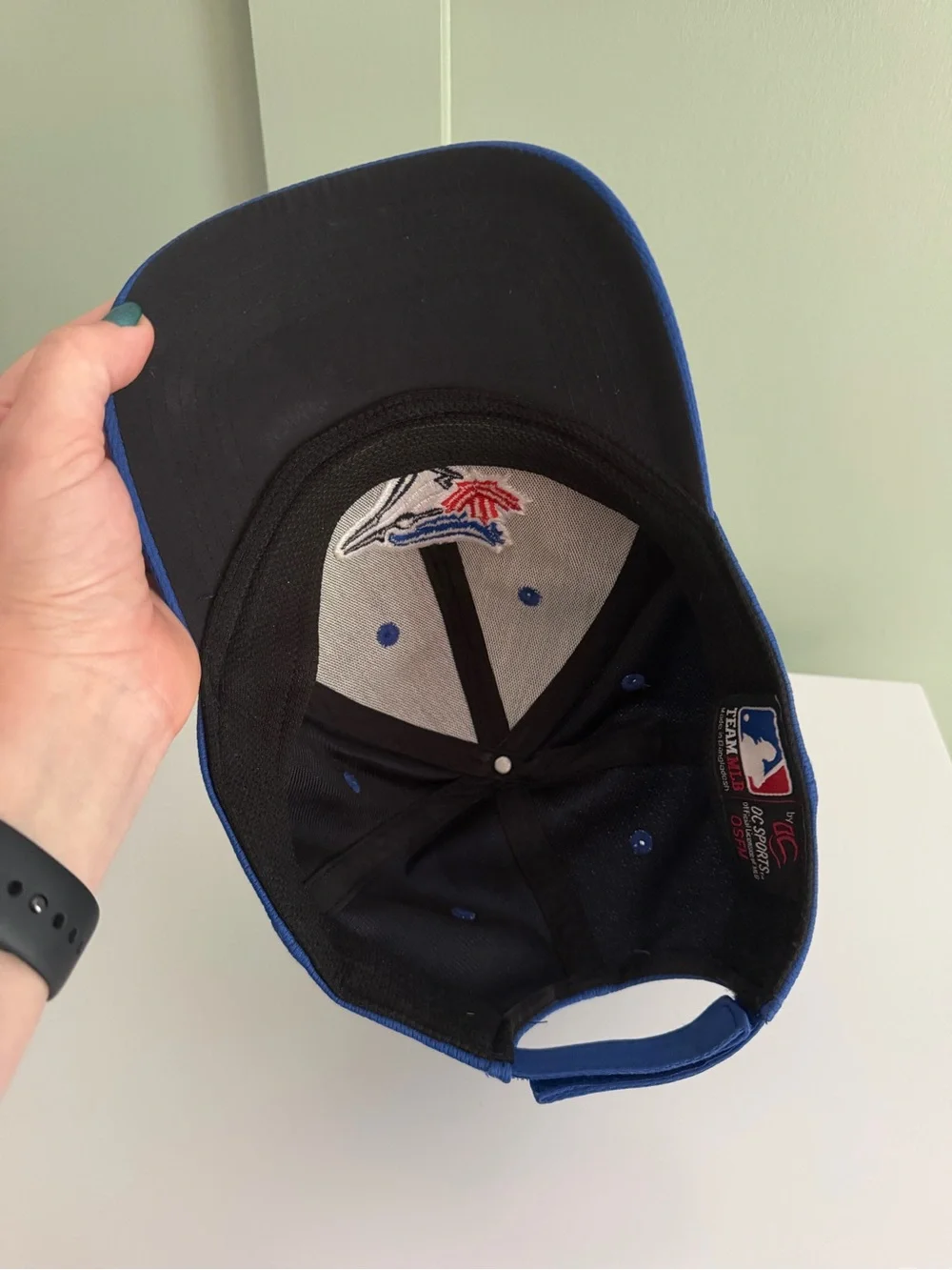 OC Sports Toronto Blue Jays MLB Blue Adjustable Baseball Cap Hat One Size